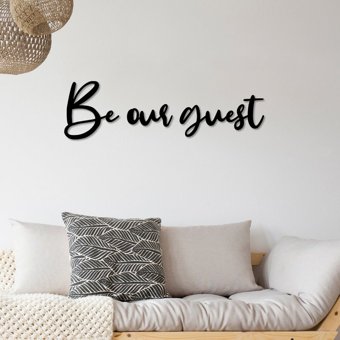 Wallity Be Our Guest Escultura de Pared Negra Wallity Be Our Guest Escultura de Pared Negra